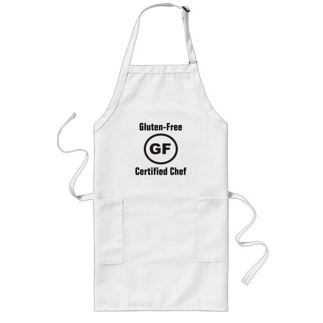 Delantal Largo Gluten Free Certified Chef (Frente)