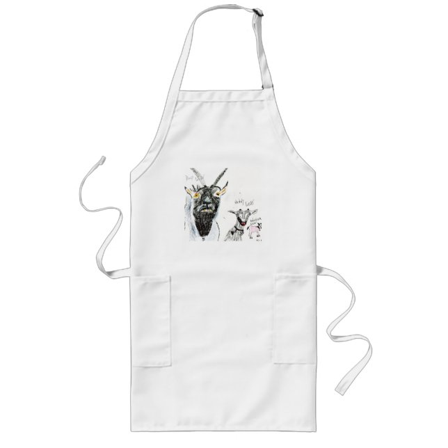 Delantal Largo GOAT Apron. - Funny Apron (Frente)