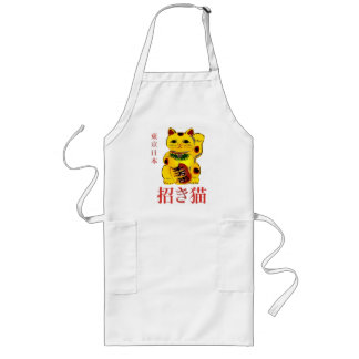 Delantal Largo Golden Maneki Neko Charm