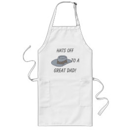 Delantal Largo Gorras Gorra fuera de gris