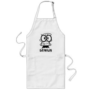 Delantal Largo Gráfico de esquema Dexter "Genius"