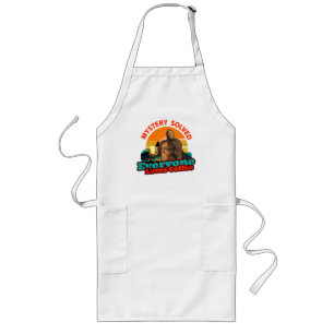 Delantal Largo Gran misterio del café de Bigfoot resuelto Humor