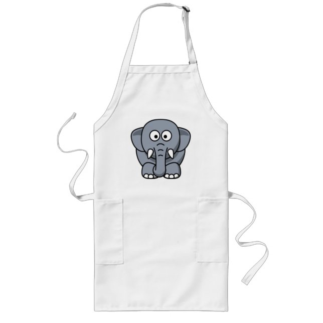 DELANTAL LARGO GRAY ELEPHANT (Frente)