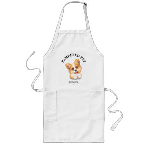 Delantal Largo Groomer Apron Mascota personalizado