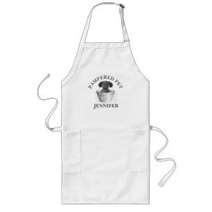 Delantal Largo Groomer Apron Mascota personalizado
