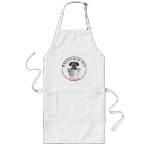 Delantal Largo Groomer Apron Mascota personalizado