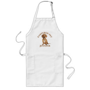 Delantal Largo Groomer Apron Mascota personalizado