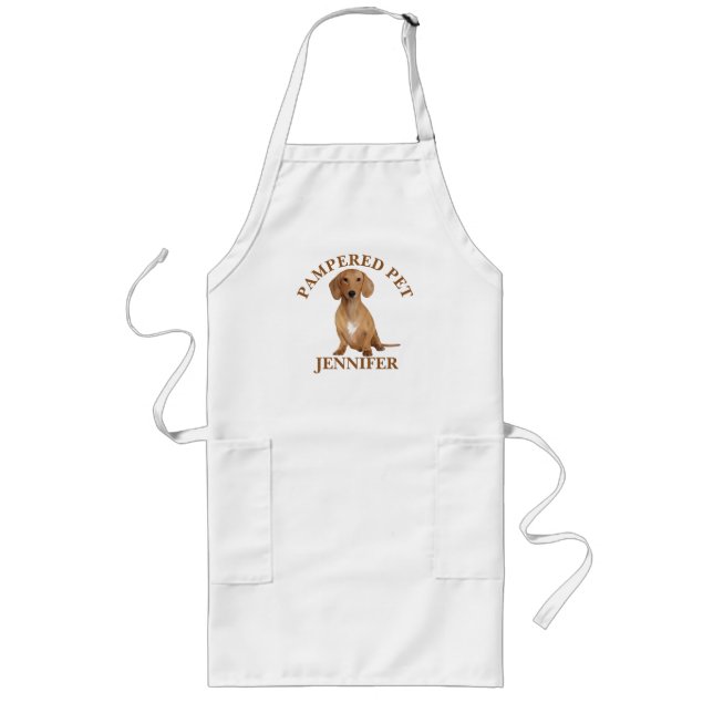 Delantal Largo Groomer Apron Mascota personalizado (Frente)