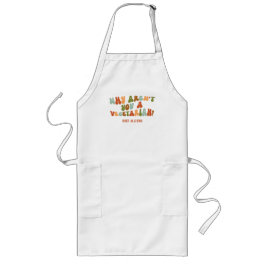 Delantal Largo Groovy Retro ¿Por qué no eres vegetariano?