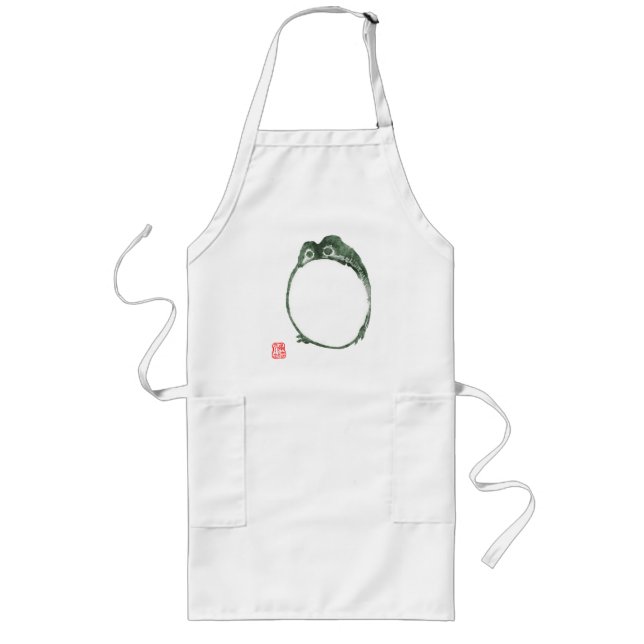 Delantal Largo Grumpy Tapo De Rana Japonesa Del Siglo XIX (Frente)