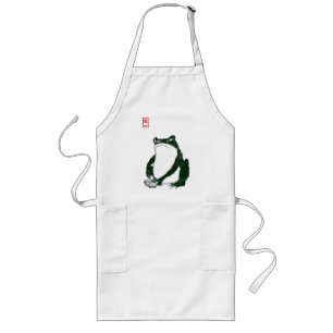 Delantal Largo Grumpy Tapo De Rana Japonesa Del Siglo XIX