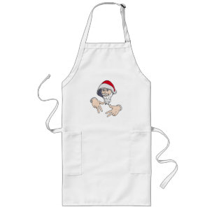 Delantal Largo Guay Gangsta Hip Hop Hand Rap Santa Claus