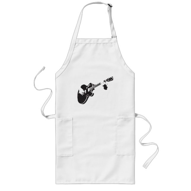 Delantal Largo Guitarra - (Frente)