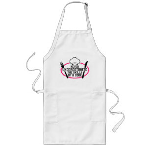 Delantal Largo Habilidades de un cocinero regalo divertido de che