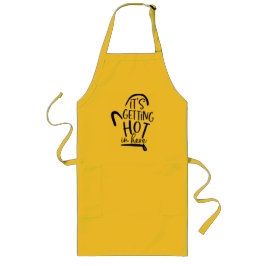 Delantal Largo Hace Calor Aquí.