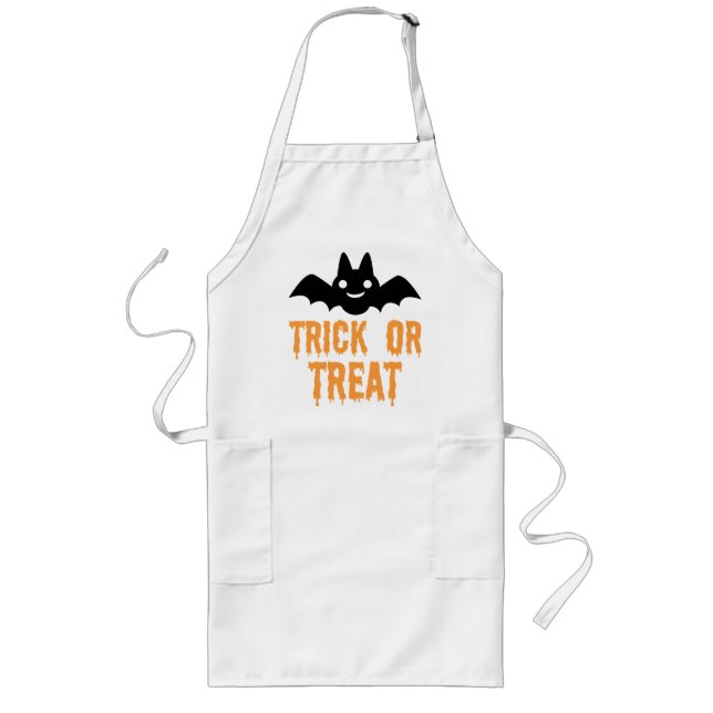 Delantal Largo Halloween Bat (Frente)