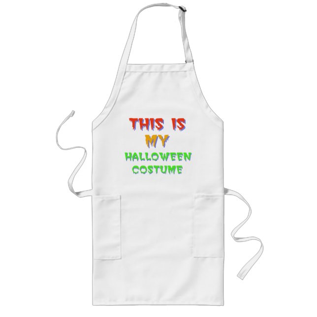 Delantal Largo Halloween Costume Apron (Frente)