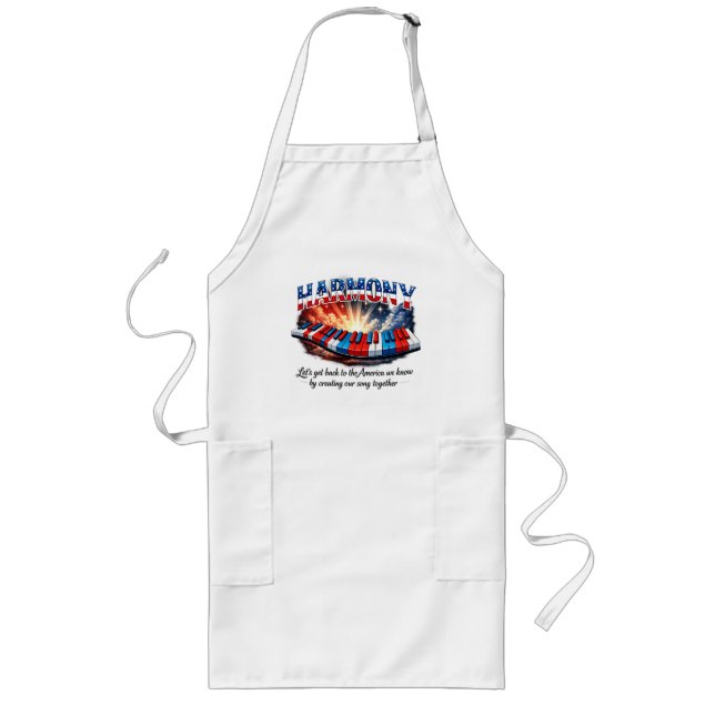 DELANTAL LARGO HARMONY LONG APRON (Frente)