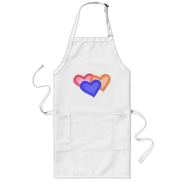 Delantal Largo Hearts Trio Apron (Frente)