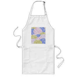 Delantal Largo Hermosos Campos De Hidrangeas