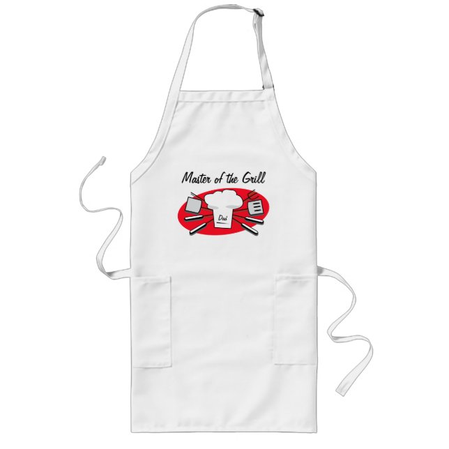Delantal Largo Herramientas del Bbq de Grill Master (Frente)