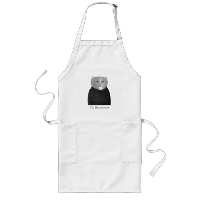 Delantal Largo HOUSEKEEPER CAT Long Apron (Frente)