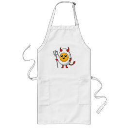 Delantal Largo Huevos Rellenos Kawaii Adorables