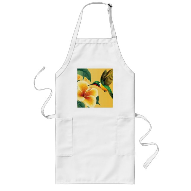 DELANTAL LARGO HUMMINGBIRD #1 (Frente)