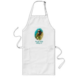 Delantal Largo Humorous apron- Are You Puffin Kidding Me?