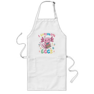 Delantal Largo I Eatsolotl Huevos Rabbit Axolotl Bunny Easter