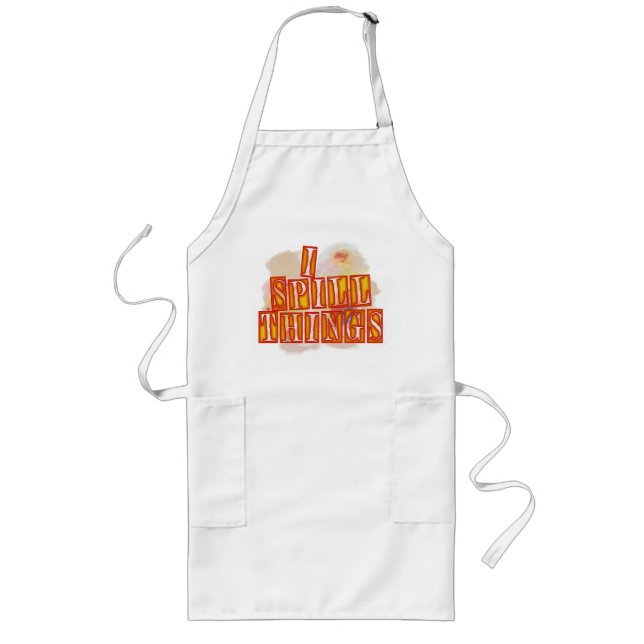 Delantal Largo I Spill Things long chef apron (Frente)