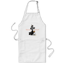 ilustracion de moda de Halloween con escoba