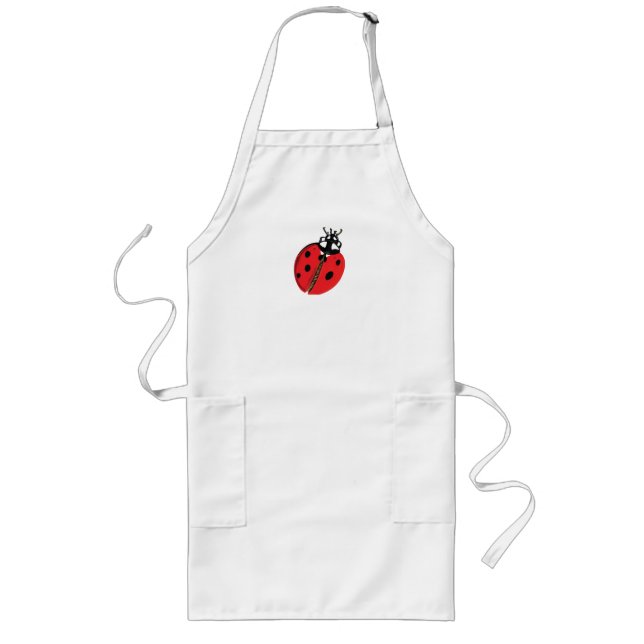 Delantal Largo Ilustracion Lady Bug (Frente)