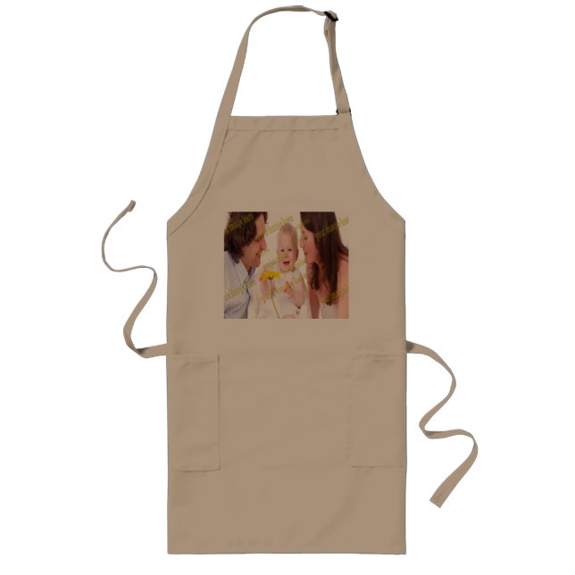 Delantal Largo Imagen de Guay Family Fab Photo Long Apron (Frente)