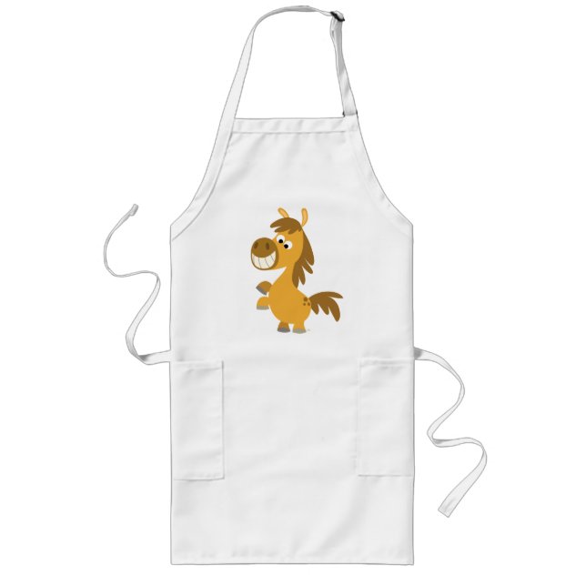 Delantal Largo Impetuoso Personalizado Pony Cooking Apron (Frente)
