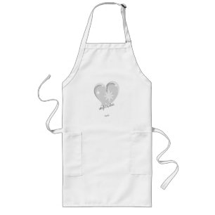 Delantal Largo invierno en amor-Signature-Plata
