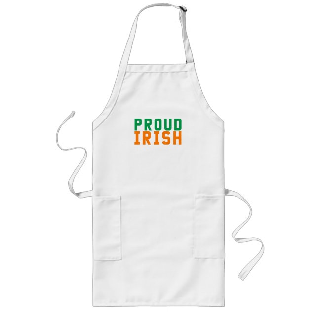 Delantal Largo Irlandés orgulloso (Frente)