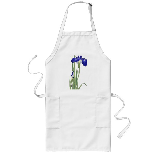Delantal Largo Irlandeses azules de Ohara Koson (Frente)