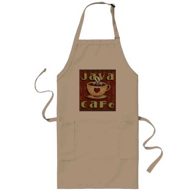 Delantal Largo Java Cafe Apron (Frente)