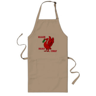 Delantal Largo Jefe de cocina, Apron.