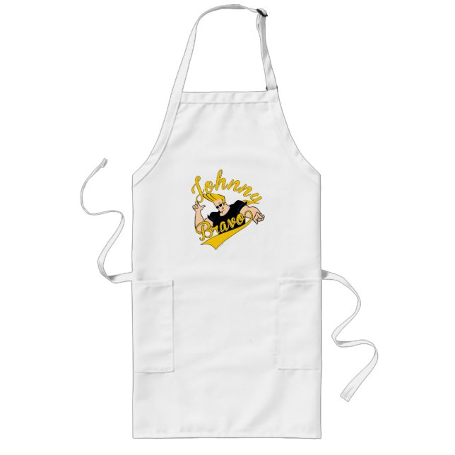 Delantal Largo Johnny Bravo Athletic Graphic (Frente)