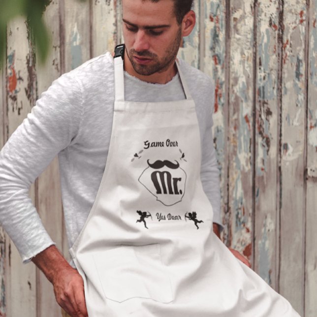 Delantal Largo Juego sobre el Sr. Mustache Apron (Subido por el creador)