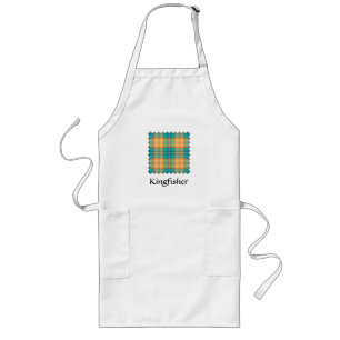 Delantal Largo Kingfisher Tartan Apron