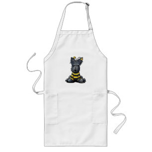Delantal Largo KiniArt Scottie Dog Bee