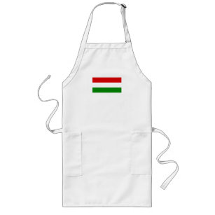 Delantal Largo La bandera de Hungría
