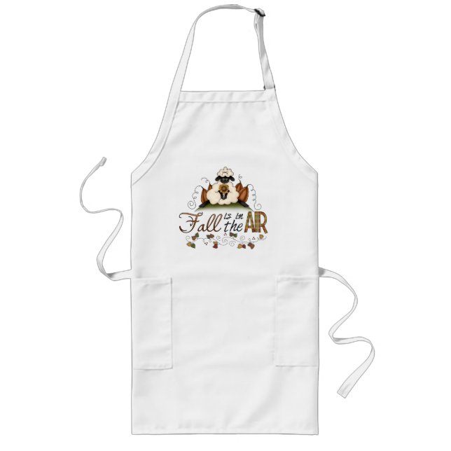 Delantal Largo "La caída está en el aire" Otoño Sheep Apron (Frente)