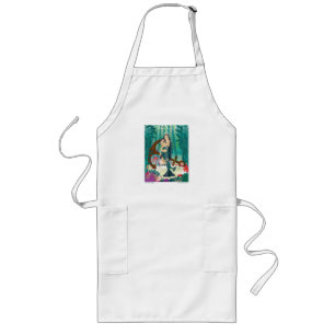 Delantal Largo La familia Mermaid Long Apron