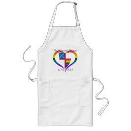 Delantal Largo La Iglesia Episcopal te ama Apron LGBTQ