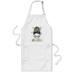 Delantal Largo La mamá afortunada de St. Patrick