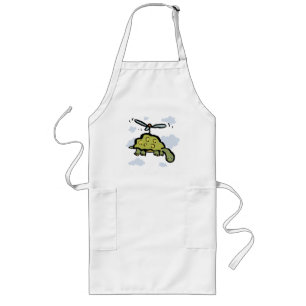 Delantal Largo la tortuga helicóptero